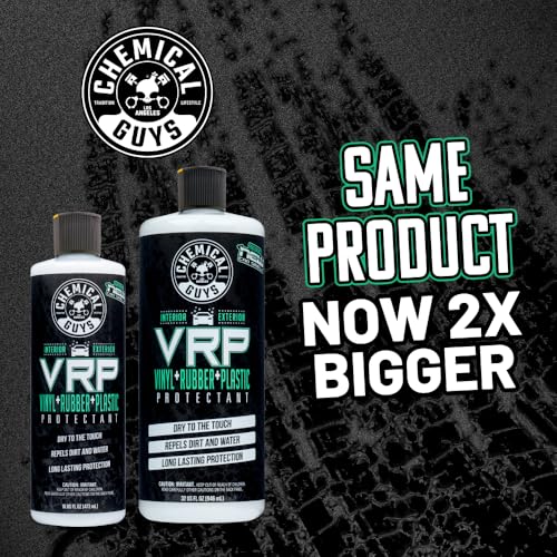 Chemical Guys, VRP Vinyl, Rubber & Plastic Dressing, New Car Scent, 32 oz | Satin shine on tires, trim and dashboards, non-greasy and dry to the touch with a fresh new car scent - image 6