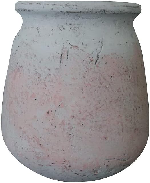 All Chic Small Terracotta Pot with Neutral Coloured Ombre Design, Suitable for Plants