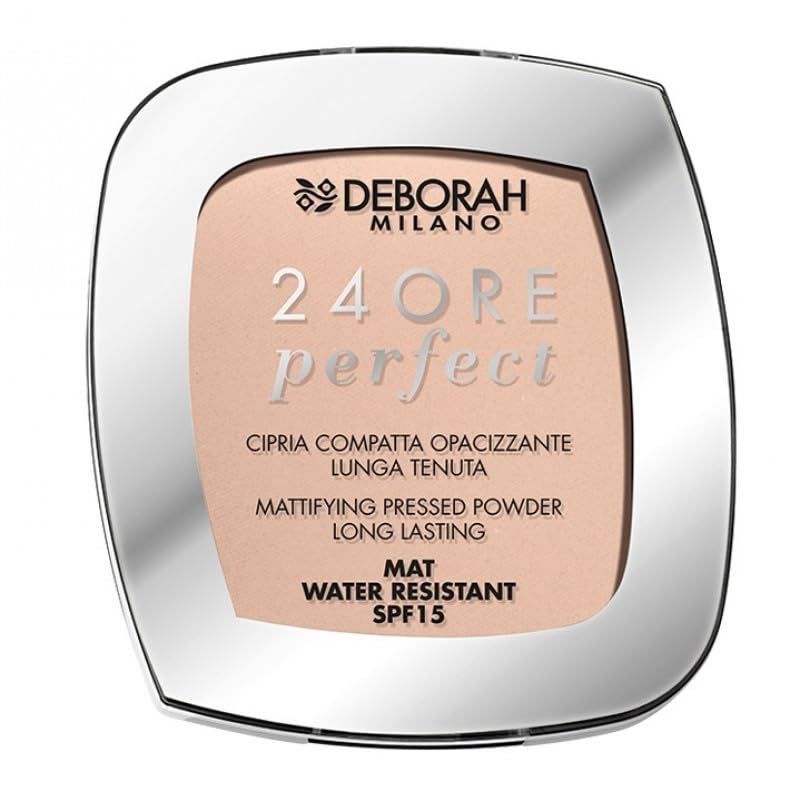 Prodotto: cipria compatta opacizzante dalla texture ultrafine, lunga tenuta, dona una pelle vellutata e rigenerata. Pack realizzato su due livelli, con specchio e spugnino inclusi