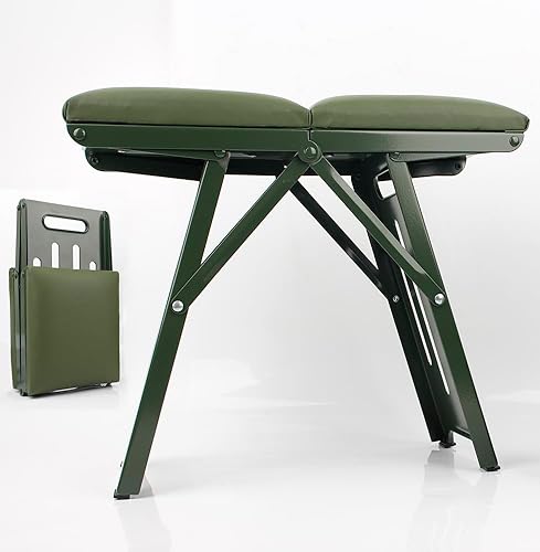 HAOWUJIN Taburete plegable portátil, ligero y retráctil, perfecto para viajes, camping, senderismo y barbacoa, taburete plegable para adultos