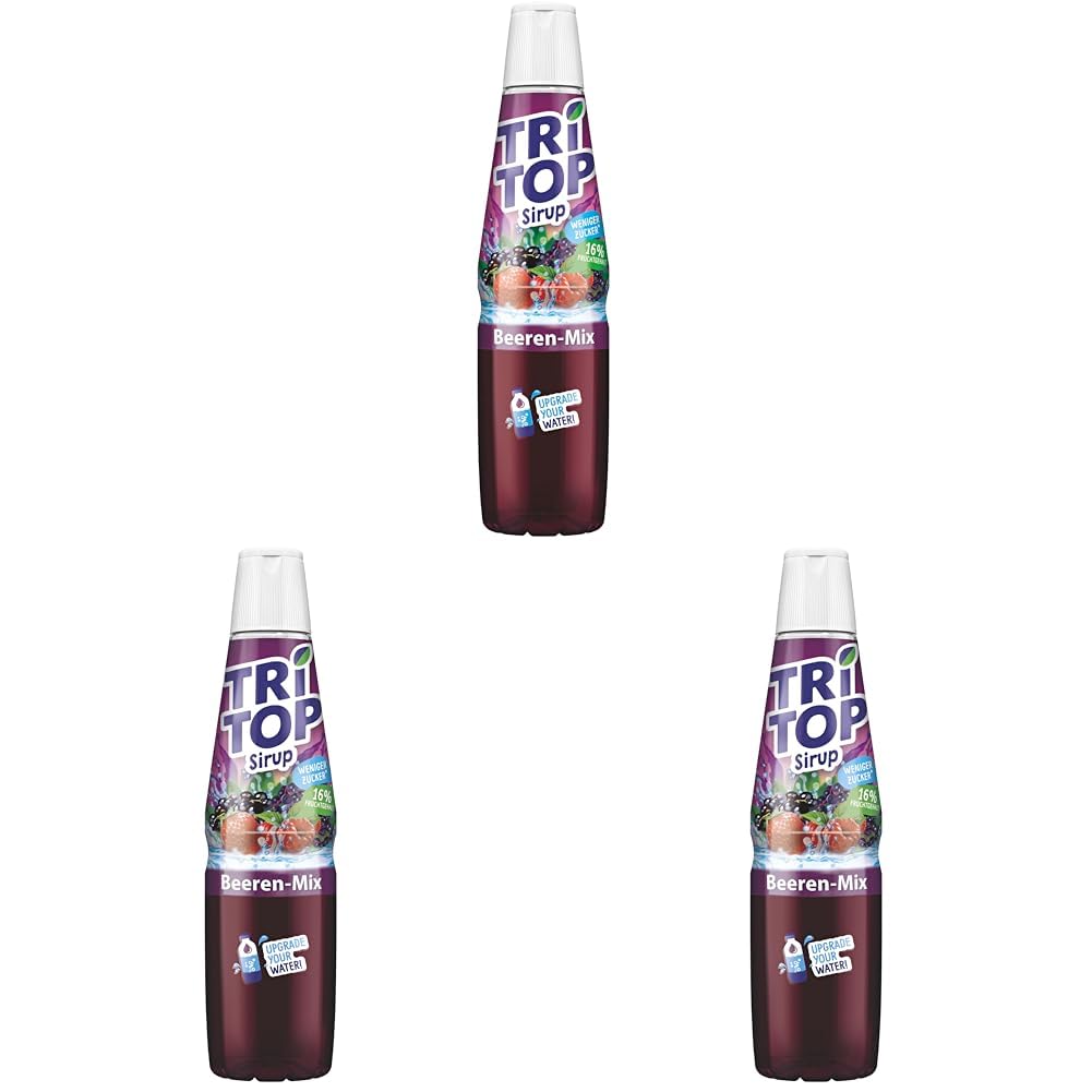 TRi TOP Sirup Beeren-Mix 1er-Set je 600 ml (Packung mit 3)