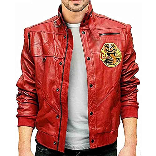 Johnny Lawrence Cobra Faux Leather Jacket4