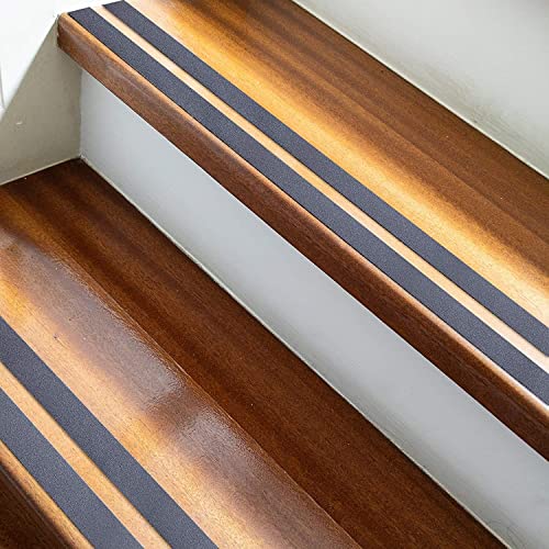 WELSTIK Antirutsch Klebeband - 10cm x 5 m Antirutsch Treppenstufen, Antirutsch Treppe Band für innen- und Außenbereich, Schwarz