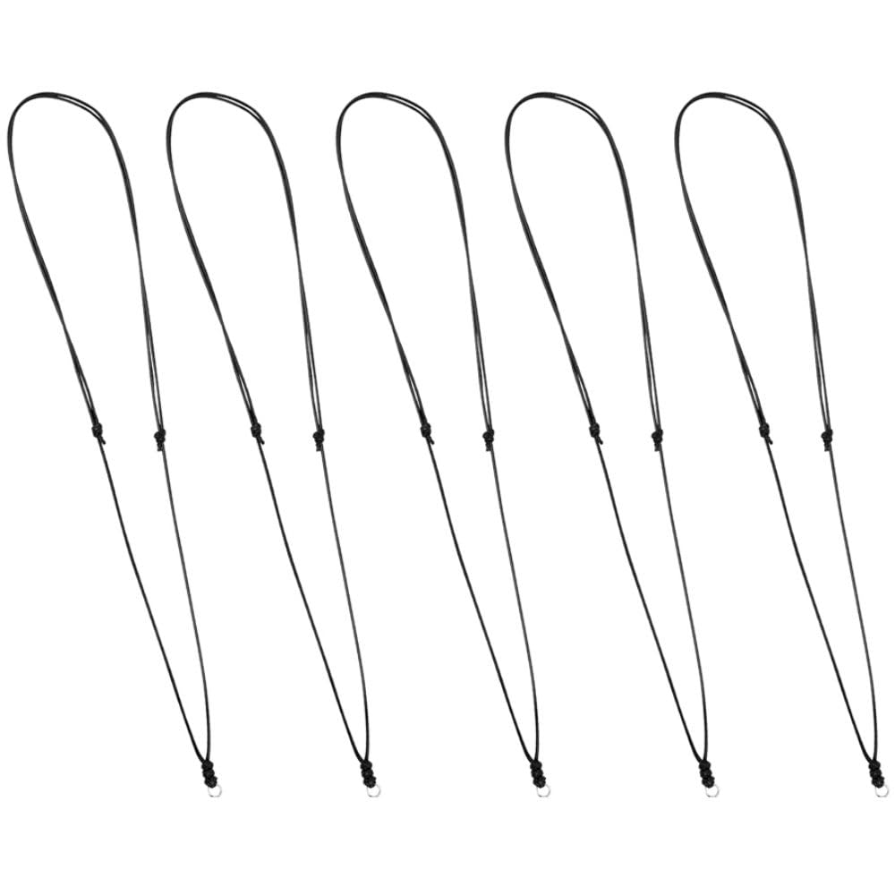 Framendino, 5 Pack Adjustable Necklace Cord for Pendants Necklace Adjustable Rope with Metal Ring for Women Men (1.5MM Thick) (B0CGY1J8GS) Amazon Price History, Amazon Price Tracker