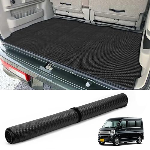 「国内企業販売」SUNVIC スズキ エブリイワゴン DA17W ラゲッジマット 荷台用マット 年式:平成27年2月~現行 防キズ 防水 防汚 滑り止め カーマット 車種専用設計 トランクマット 防水 耐摩擦 耐汚れ ズレ防止 内装 カスタム パーツ 1P