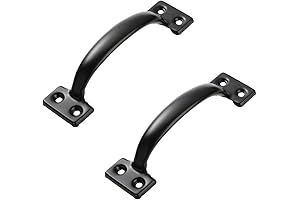 V171 6-1/2" Black Cutting Board Handles (2-Pack)