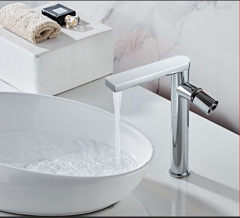 Bathroom Basin Faucet Hot and Cold Mixer Lavotory Vessel Sink Taps Brass(Standard Item Gold)