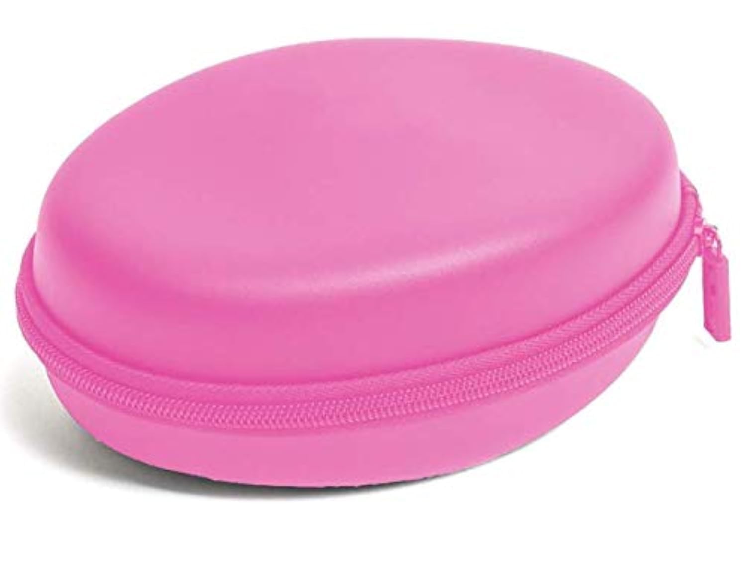 NENOS Kids Headphones Case Travel Case for Other Brands Foldable Headphones, Storage Bag Travel Carrying Case for Headphones Foldable, Over-Ear/On-Ear (Pink) (Fits only Small Wired Headphones)