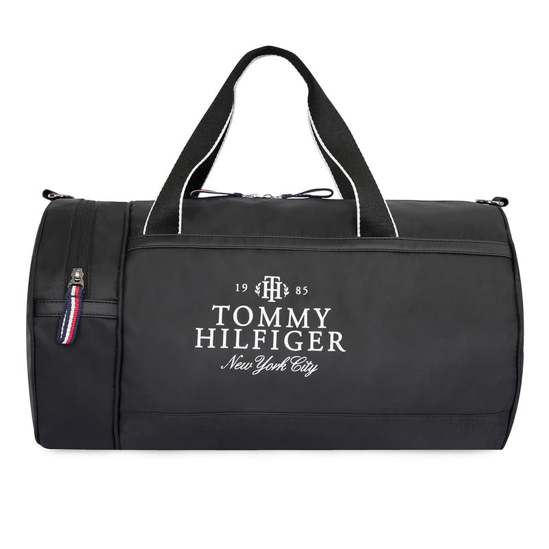 tommy hilfiger Gym Bag, Black, Deming | Duffel Bag for Travel Women and Men-picture-26