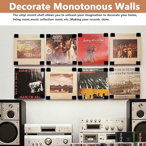 Soportes para discos de vinilo LELE LIFE decoración de salones y estudios musicales 6