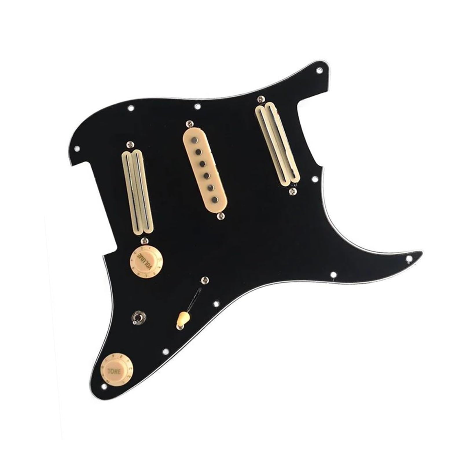 Accesorios Para Instrumentos Musicales Alnico 5 Tapa Precableada Con Cable Kit Desmontable De Recogida De Bobina SSS
