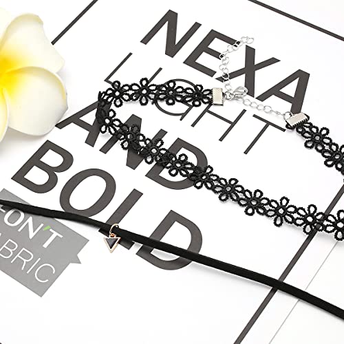 Akstore Velvet Choker Classic Choker Necklace Womens Layered Cute Black3