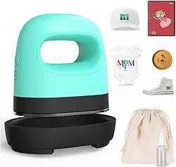 Prensa Térmica Mini De Ferro De Passar Heat Press: Personalize Suas Roupas Com A Tendência Diy Perfeito Para Artesanato E Presentes Criativos Azul-turquesa 127v