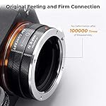 KF-Concept-IV-PRO-MAF-NEX-Lens-Mount-Adapter-Manual-Focus-Compatible-with-Minolta-AFSony-Alpha-A-Series-Lens-to-Sony-E-NEX-Mount-Camera-Body-with-Matting-Varnish-Design