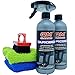 QM cleaner Kit limpiador de tapicería para Coche, Asientos, Tela, Alcantara... - Incluye 2 QM tapicería 2 microfibras y 1 cepillo premium extra