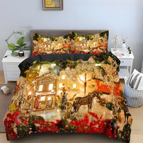 Housse de couette en microfibre douce 90x190 avec fermeture éclair - 2