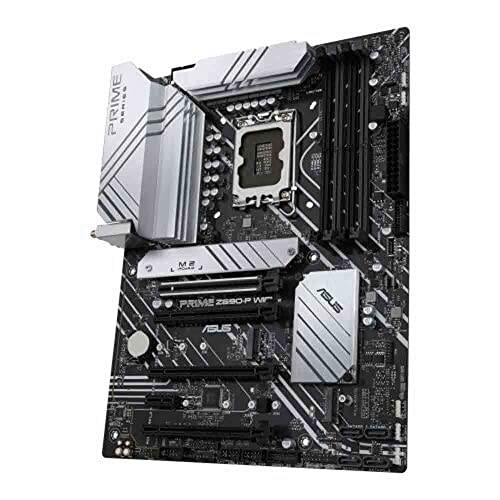 Asus Prime Z690-P Wifi Scheda Madre Atx, Intel Z690, Lga1700, Ddr5, Pci 5.0, Realtek 2.5Gb Ethernet, Wifi 6 (802.11Ax), Realtek 7.1 Sorround, Aura Sync Rgb, Nero, ?30.5 x 23.4 x 4 cm, 1 Kg - Scheda madre - Immagine 2