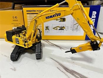 KOMATSU PC520LC-11MO 油圧ショベル 1:43 RARE! Komatsu PC520LC-11MO Hydraulic Excavator 1:43 DieCast