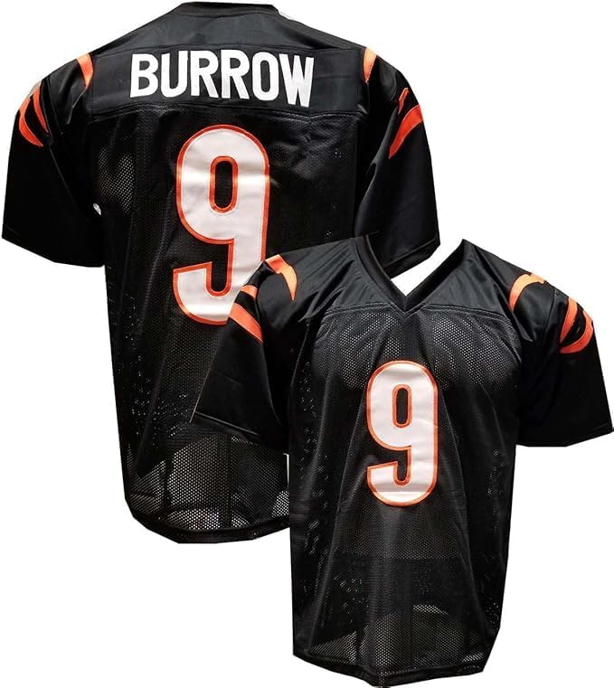 Custom Stitched Joe Burrow Youth Black Jersey Size Youth X-Large XL
