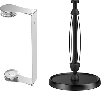 Paper Towel Holder Countertop and Paper Towel Holder Under Cabinet