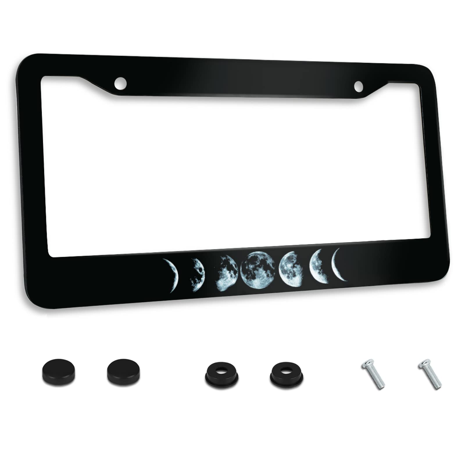 Personalized License Plate Frame - Daddy's Money But I'm Daddy - 6x12.25 Inch Steel Frame