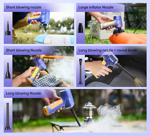 Image of Vacuum Cleaner for Car Use Car Vacuum Cleaner with Compact Wireless Design, Mini Vacuum Cleaner for Home Dust and Car Interior Cleaning for Travel Office and Daily Household Use