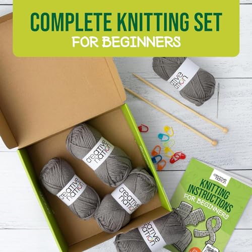 Creative Nation 01 Knitting Kit For Beginners Adults thumb #7