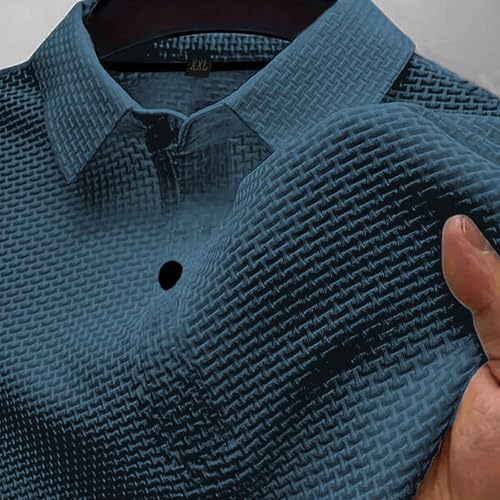 Breeze Polo Shirts para Hombre Polo con Cuello y Manga Corta Casual de Secado Rápido para Golf miniatura 5
