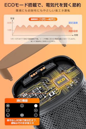 Mejor セラミックファンヒーター 2000A の商品画像 4