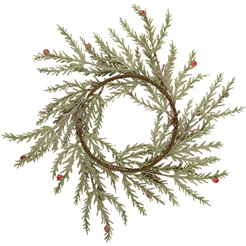 Primitives By Kathy 112689 Pine & Berries Candle Ring, 14