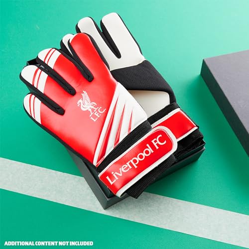 Liverpool F.C. Goalkeeper Gloves for Kids Teenagers - Non Slip Padded Palms Size 5 or 7 - Liverpool Gifts for Boys (Size 5) - Image 2