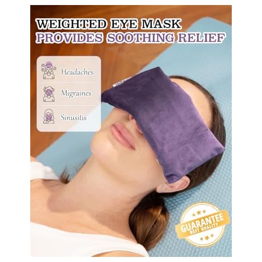 Lavender Weighted Eye Mask for Relaxation