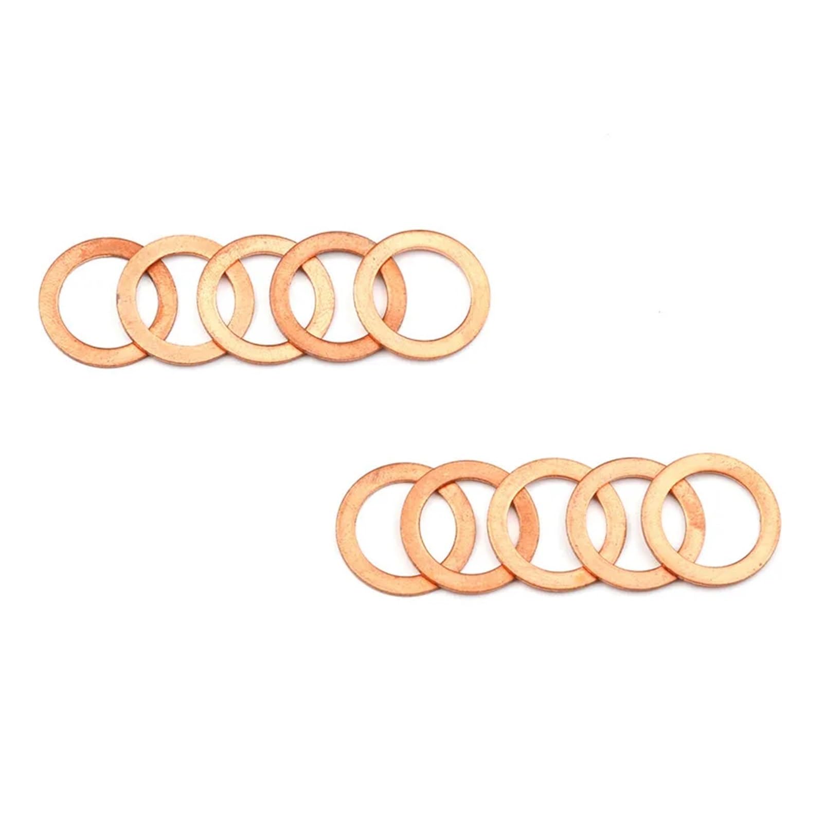 Unterlegscheiben, Kupferscheiben, 20 Stück 14 x 20 x 1 mm Flachring-Dichtungssatz, Kupferscheibe, solide Dichtung, Ölwanne, Öldichtung, Werkzeug, Armaturen for Generatoren, Maschinen
