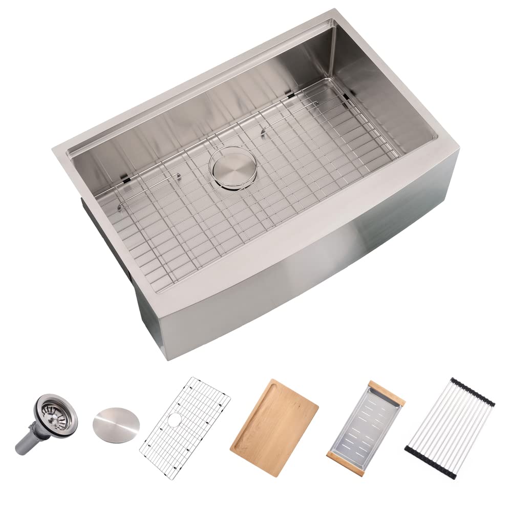 Buy 33 Inch Stainless Steel Farmhouse Apron Kitchen Sink Abironl