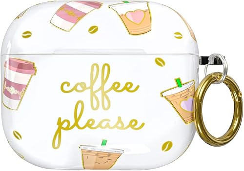 Miniatura 48 de Velvet Caviar Funda compatible con AirPods de tercera generación con llavero – Lindas fundas protectoras duras para AirPod 3 para mujer – Rosa