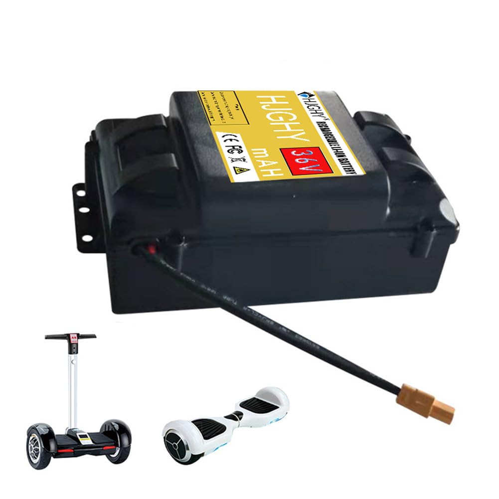 Batterie Lithium-ION de Remplacement pour Hoverboard (36 V, 2 Ah, 2,4 Ah, 4,4 Ah, 5,2 Ah) Compatible avec Les Moteurs de hoverboards et Scooters électriques de 216 W.