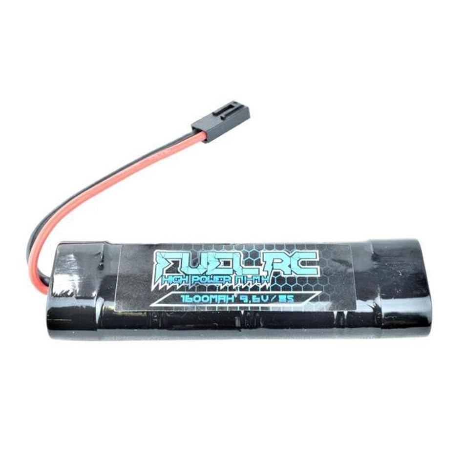 Batería NI-MH 9.6V x 1600MAH Mini | para Armas de Airsoft y Coches, Barcos o helicopteros radiocontrol RC