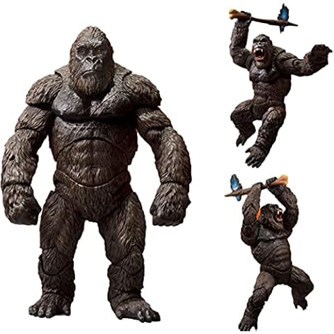 hqycjyoe Godzillas Vs King Kong Movie Action Figure 2021 PVC Joints Image Realistic Toy Model Decoration King of Monsters Toys for Kids Gift 18 cm Cover