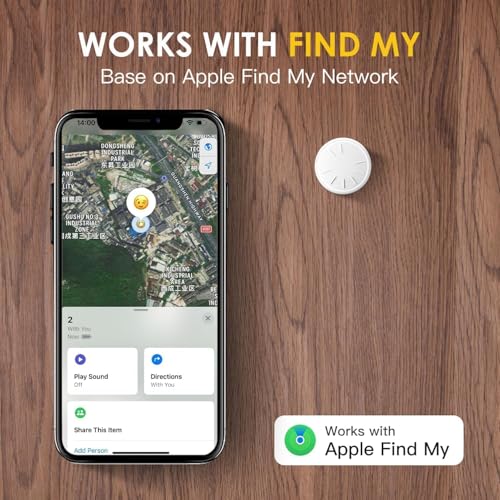 Image of Car GPS Tracking Device for Vehicles,Cars etc,2PCS Real Time Mini Hidden Car GPS Tracker for Vehicles with Waterproof Case, Vehicles Tracker Works with Find My (iOS Only), No Monthly Fee