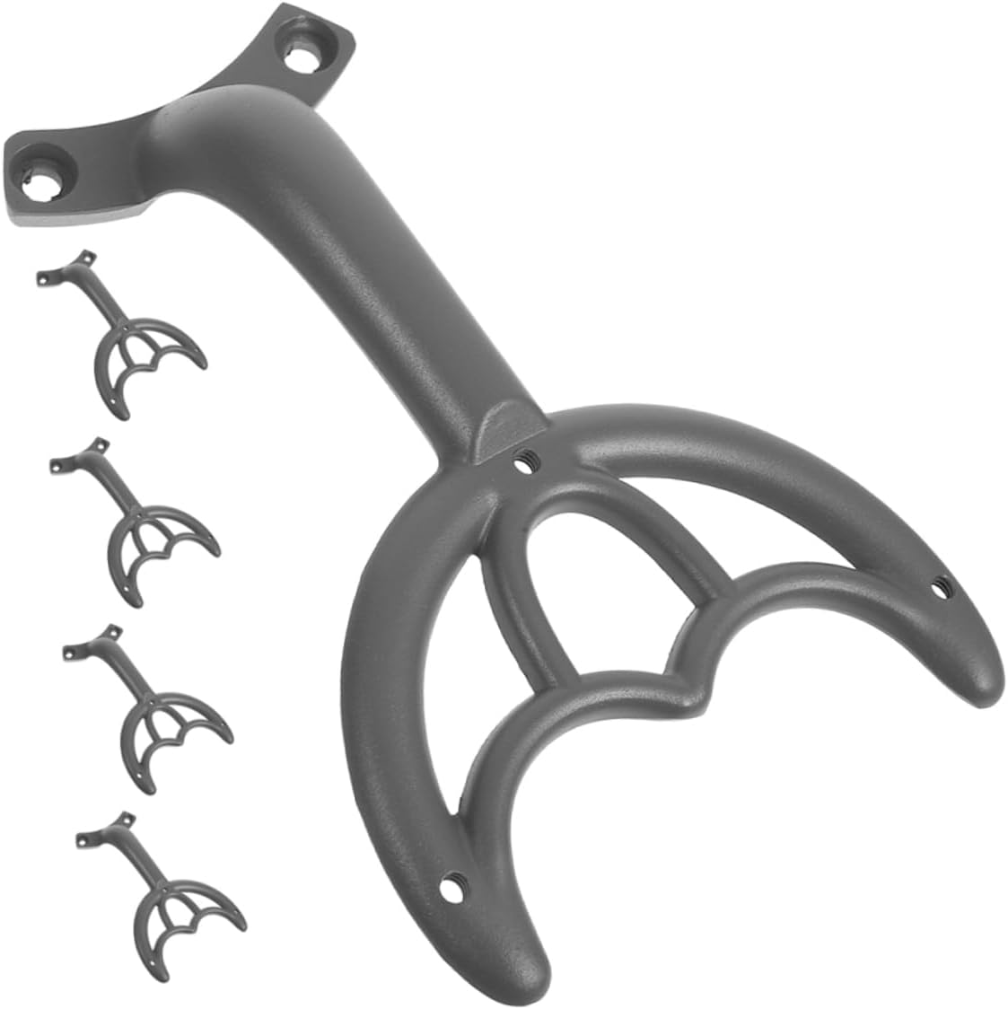 Lurrose 5pcs Ceiling Fan Arms Replacement Brackets Stable Support for Various Fan Models Easy Installation Alloy Construction for Fixing Balancing Blades