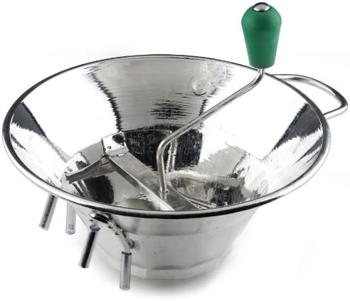 Tellier S3 - Molino de alimentos rotatorio (5 cuartos de galón)