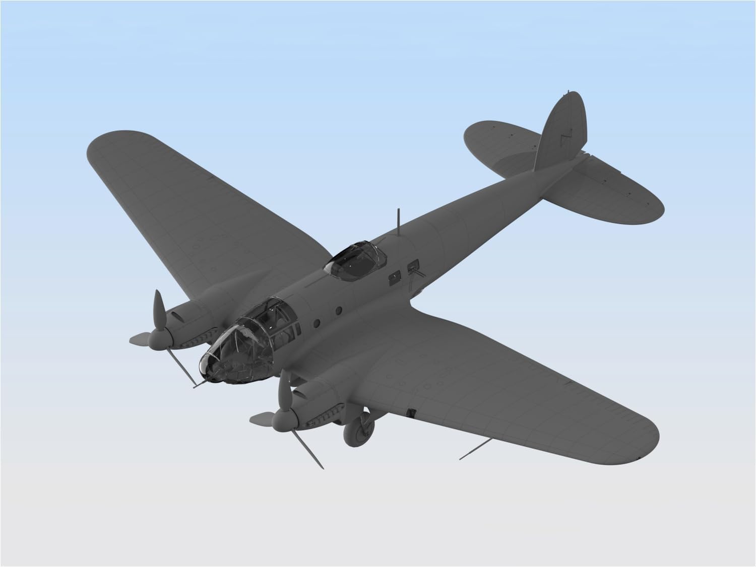 ICM ICM48263 1:48-He 111H-16, WWII German Bomber