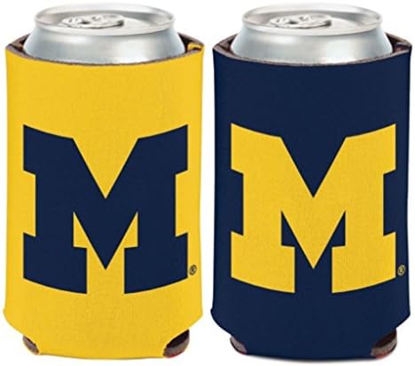 NCAA University Michigan Wolverines (1-Pack) 12 oz. 2-Sided Can Cooler
