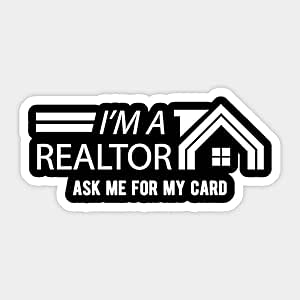 Amazon.com: I'm A Realtor Sticker Decal for Wall, Laptop, Cell, Truck ...