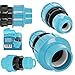 Produktbild PE Rohr Kupplung Verschraubung PN16 (40 mm x 25 mm) Klemmverbinder Verlegerohr Fitting Wasserrohr Verbinder Garten Wasserleitung Bewässerungssystem Versorgungsleitung Pipeline Sprinklers
