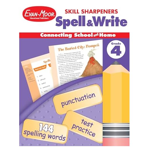 Evan-Moor Skill Sharpeners: Spell & Write, Grade 4
