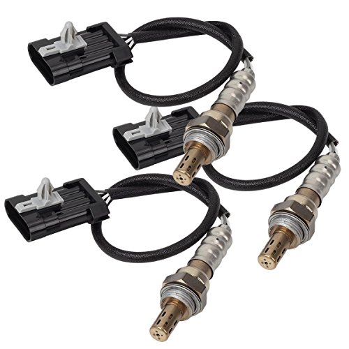 Kwiksen Heated Universal 3Pcs 234-4012 Oxygen O2 Sensor 1 2 Upstream Downstream Replacement for Blazer S10 4.3L 1996 1997 1998 1999 2000 2001 - Thumbnail 4
