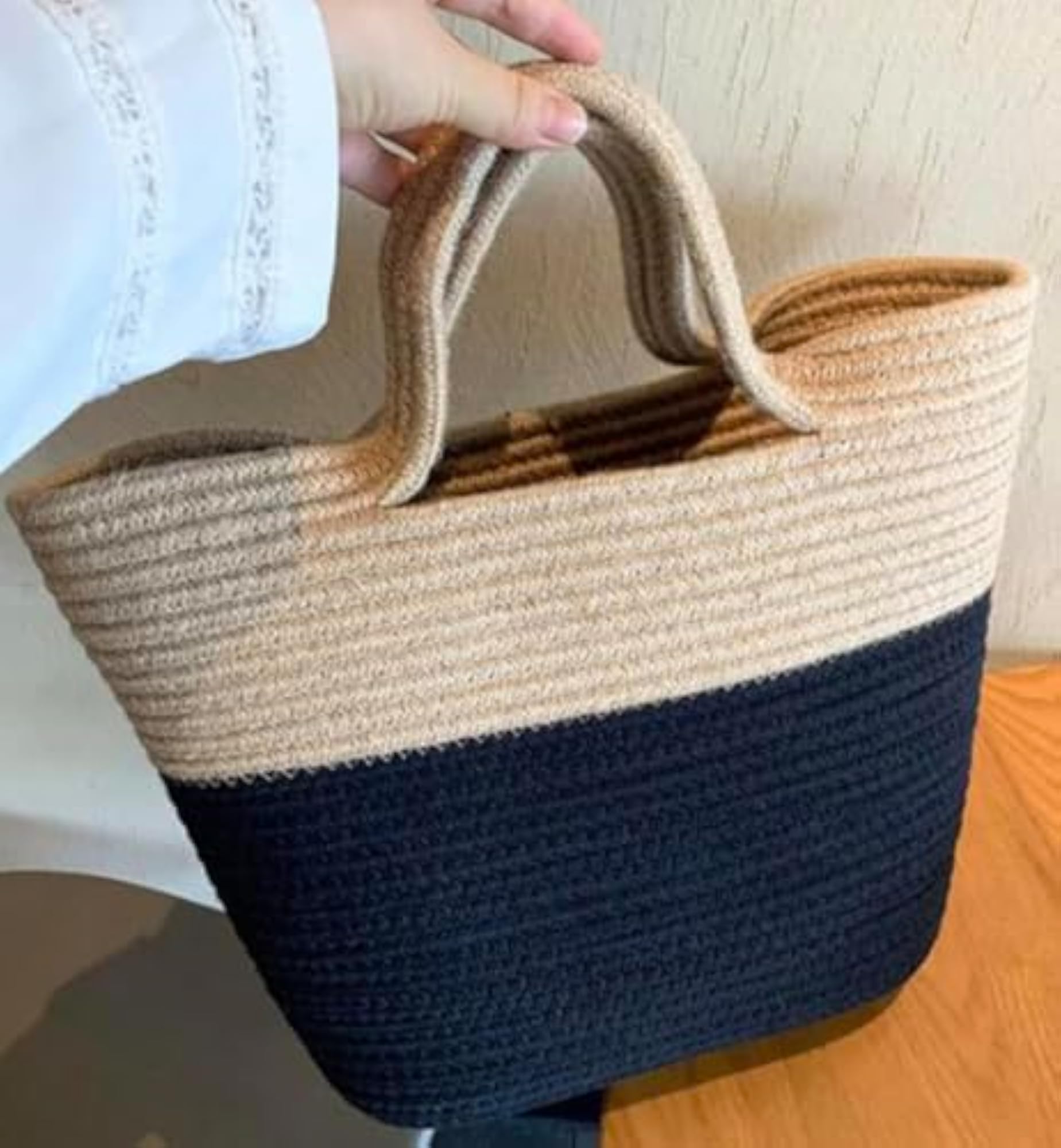 Eco-friendly Jute Handbag, Reusable Bag for Vegetables Shopping