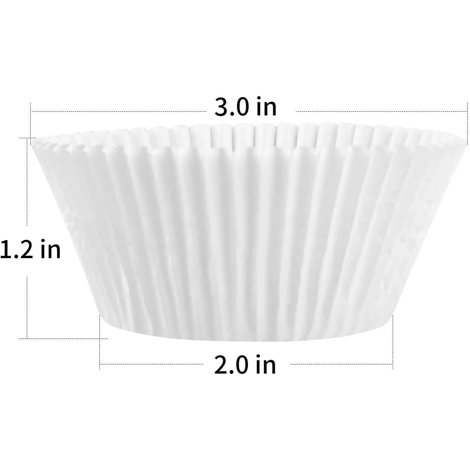 Lot de 400/2000/4000 moules en papier sulfurisé pour cupcakes et muffins