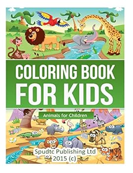 Paperback Coloring Book for Kids: Animals for Children Book